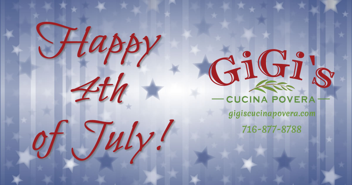 Gigi's Happy 4th of July banner blue
