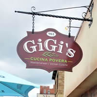 Photo: Chef Mary Ann Giordano on Gigi's patio